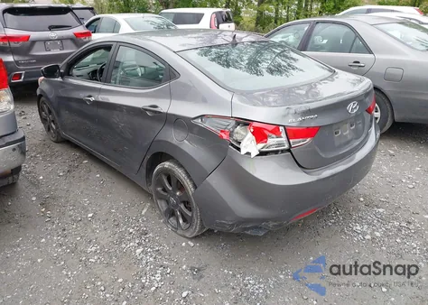 2013 Hyundai Elantra Limited from USA, damaged, VIN 5NPDH4AE1DH381927